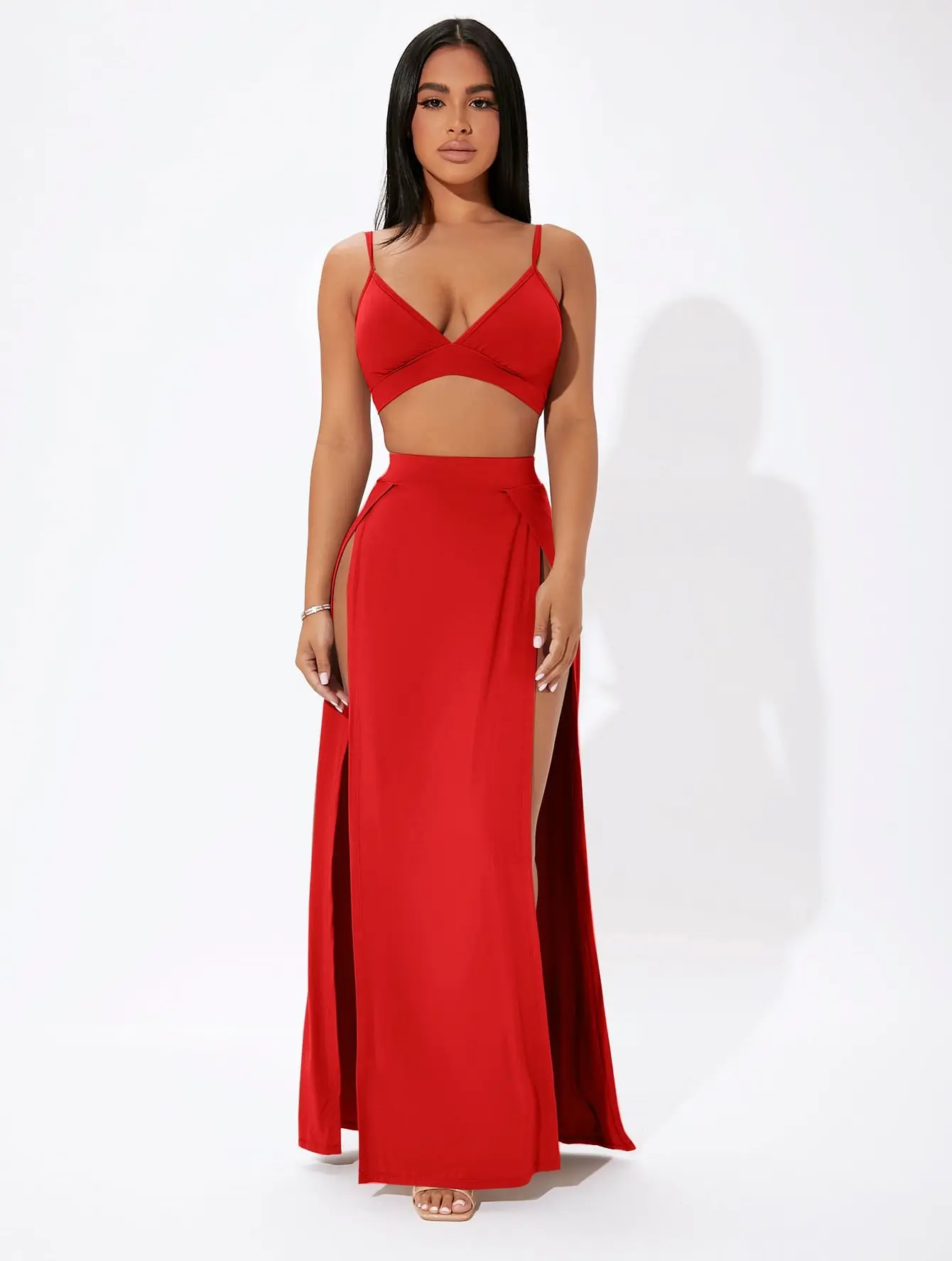 Conjunto de falda larga 2
