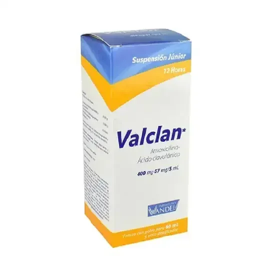 Valclan Susp. Junior (Amoxicilina / Ácido clavulánico)