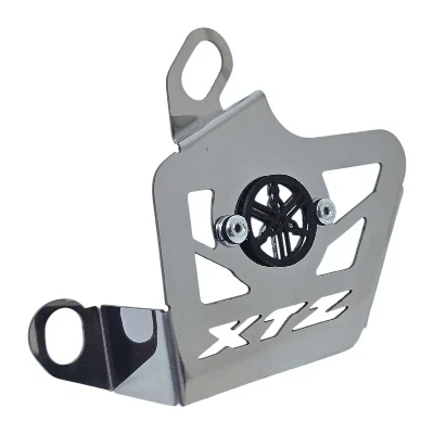 AC Xtz 125 / AC XTZ 150 / AC XTZ 250 / P. mordaza Caliper acero cromado logo 3d negro ML