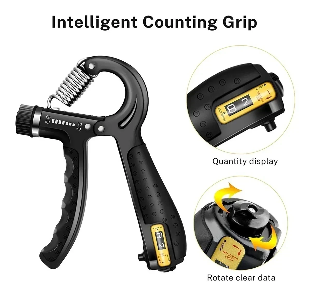 Kit Grip Ejercitador De Brazo Y Resistencias Elásticas 2