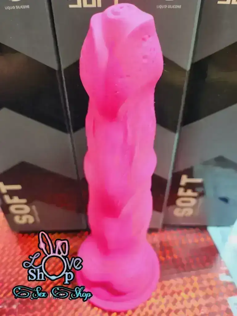 Dildo rosa mediano