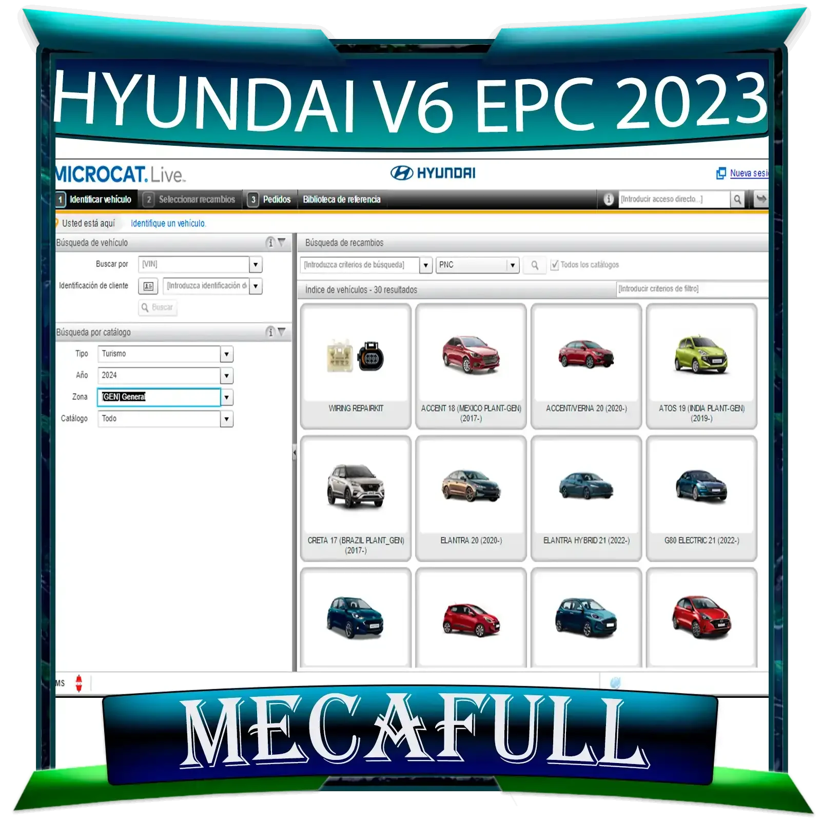 HIUNDAY MICROCAT V6 EPC 2023