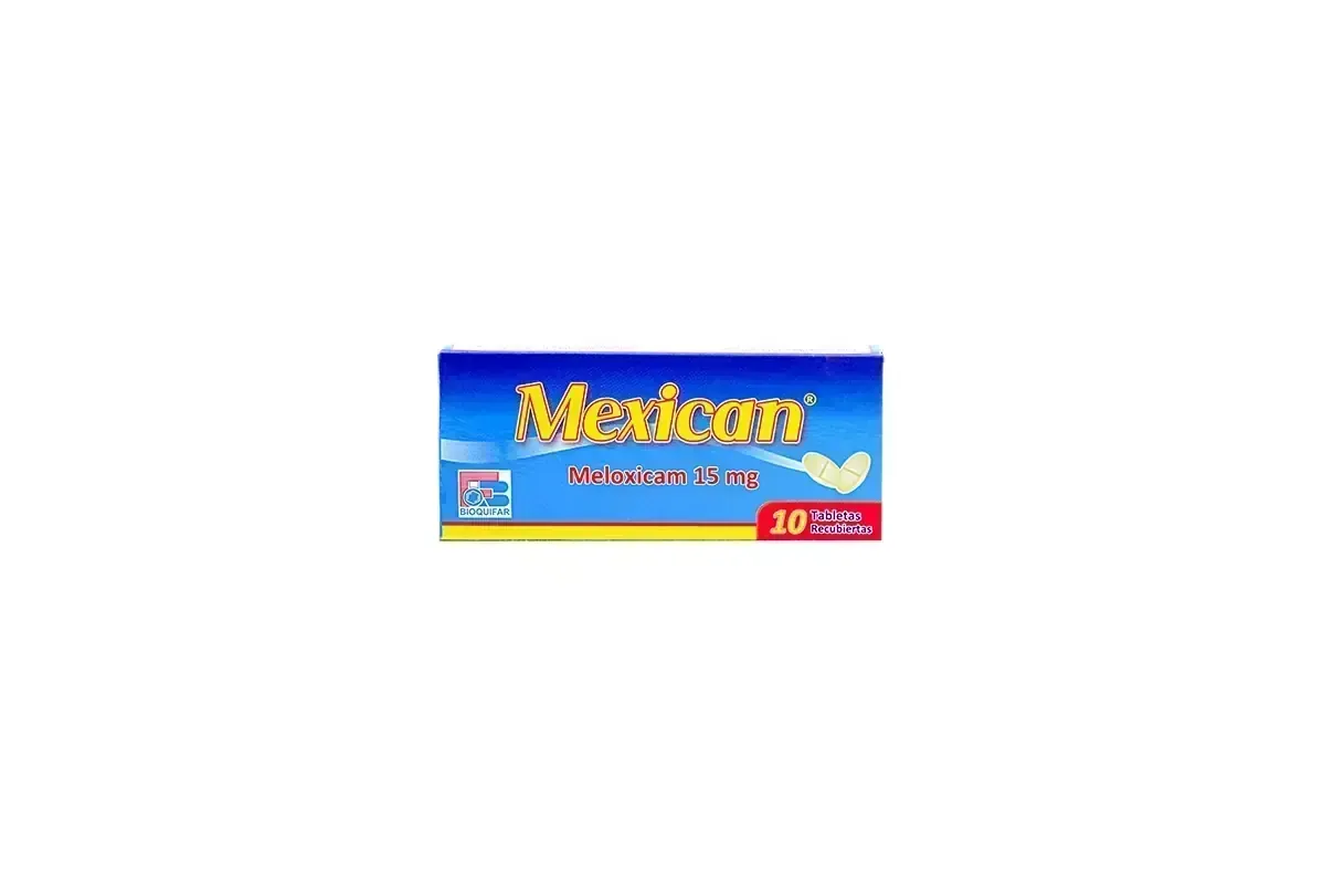 MEXICAN 15 MG X 10 TBL MELOXICAM