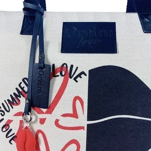 CANASTO CARTERA OREIRO LOVE + LLAVERO 28082 4