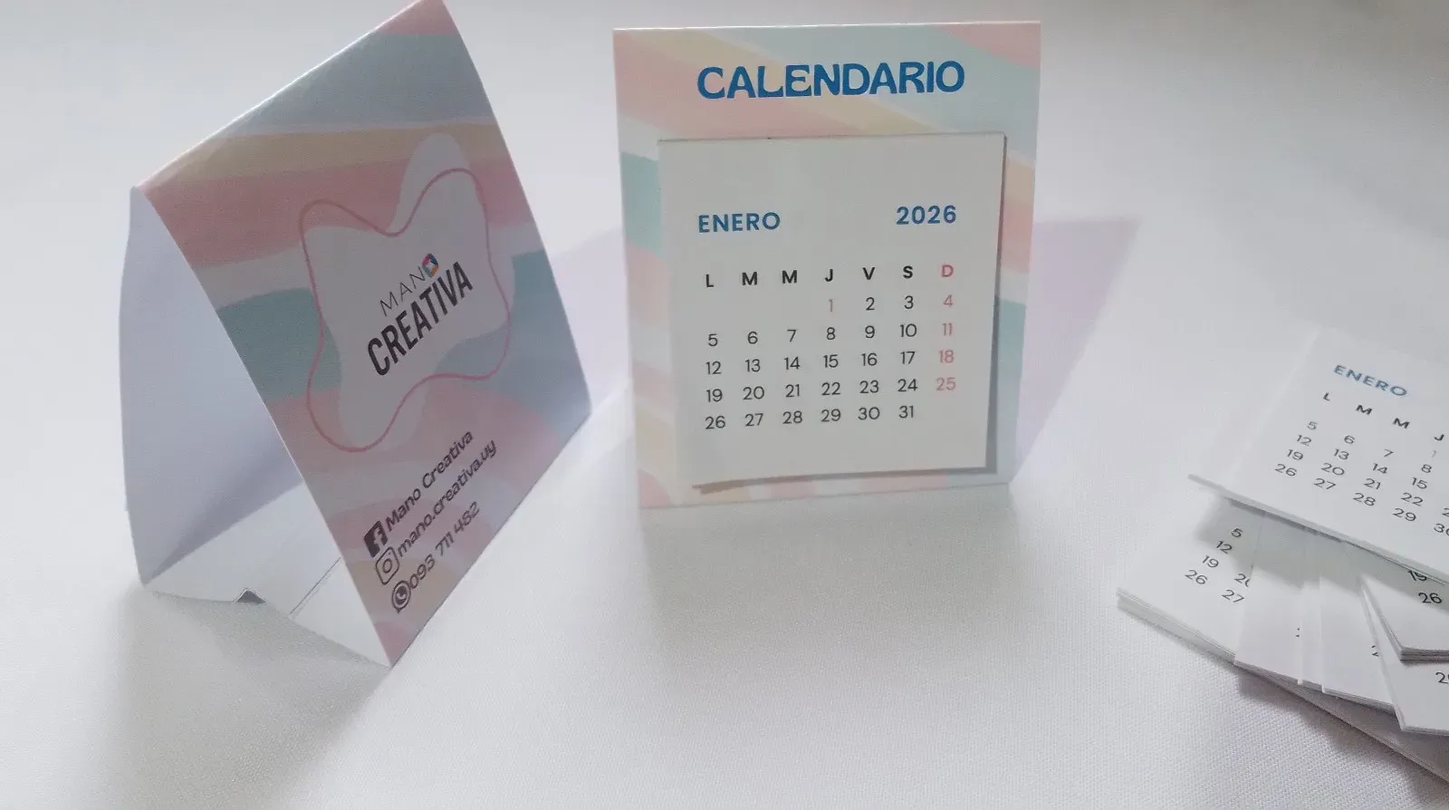 Calendario carpa chico pack por 10 unidades 