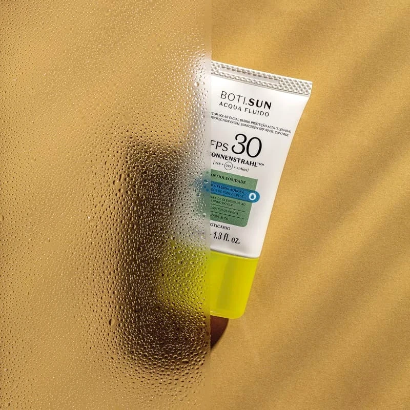 Protector Solar Facial Antiaceite SPF30 BOTI SUN Acqua Fluido 40ml 6