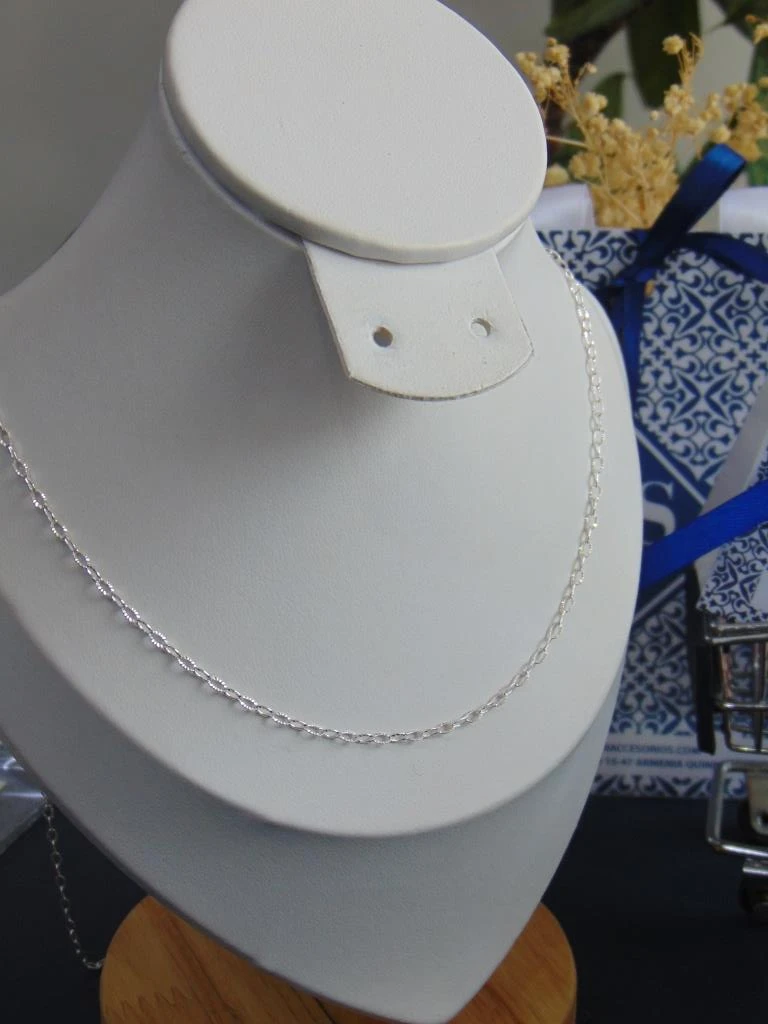 CADENA PLATA LEY 925 CARTIER OVALADA DIAMANTADA 2MM | 60CM 3