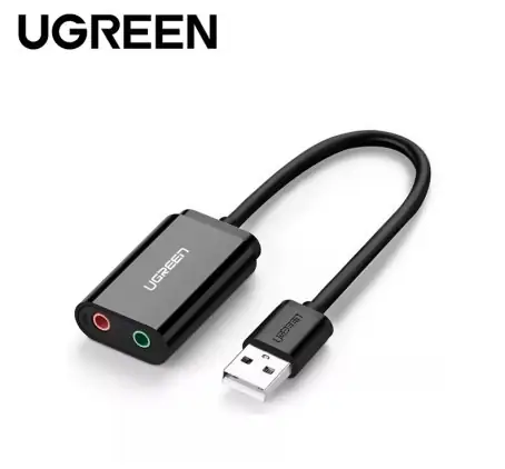 Adaptador Usb a audio y micrófono 3.5