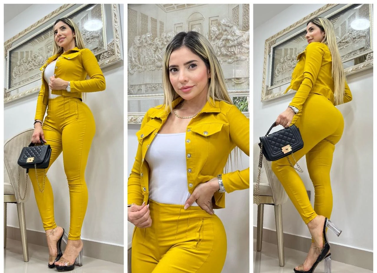 Conjunto formal 3 piezas con chaqueta  9