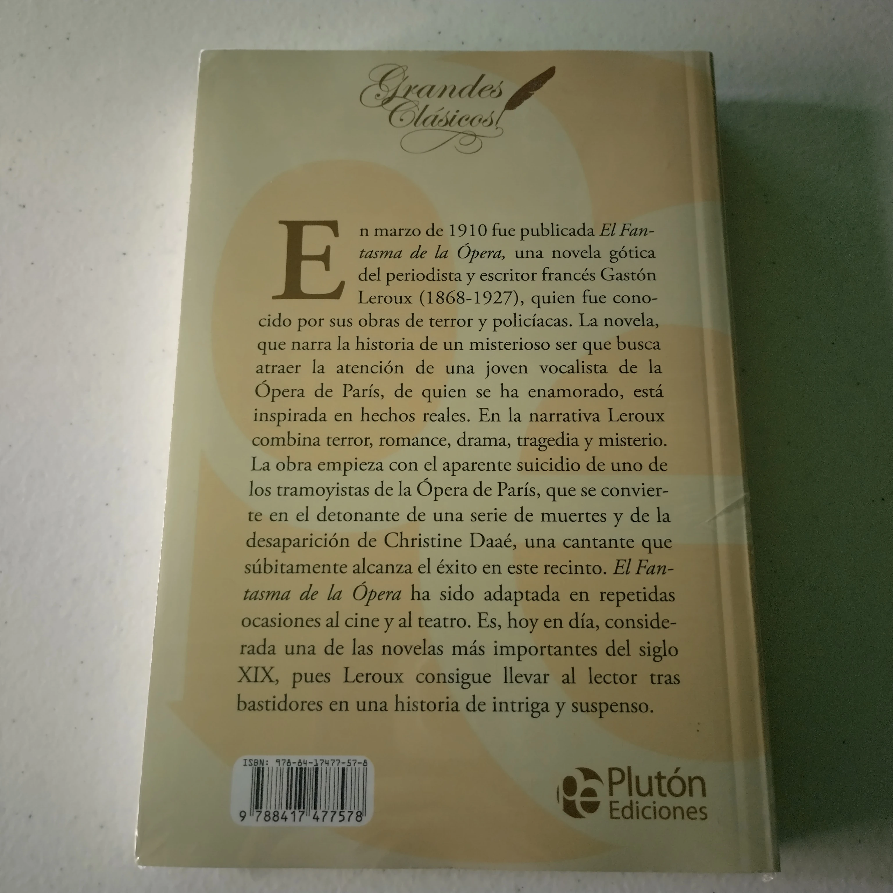 El fantasma de la ópera , Gastón Leroux , nuevo  2
