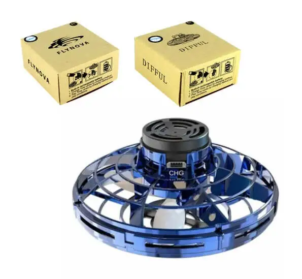 Spinner De Plástico Con Ventilador Y Luz LED 