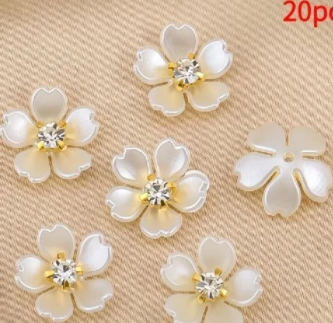VINCHAS DE FLORES CON PERLA 