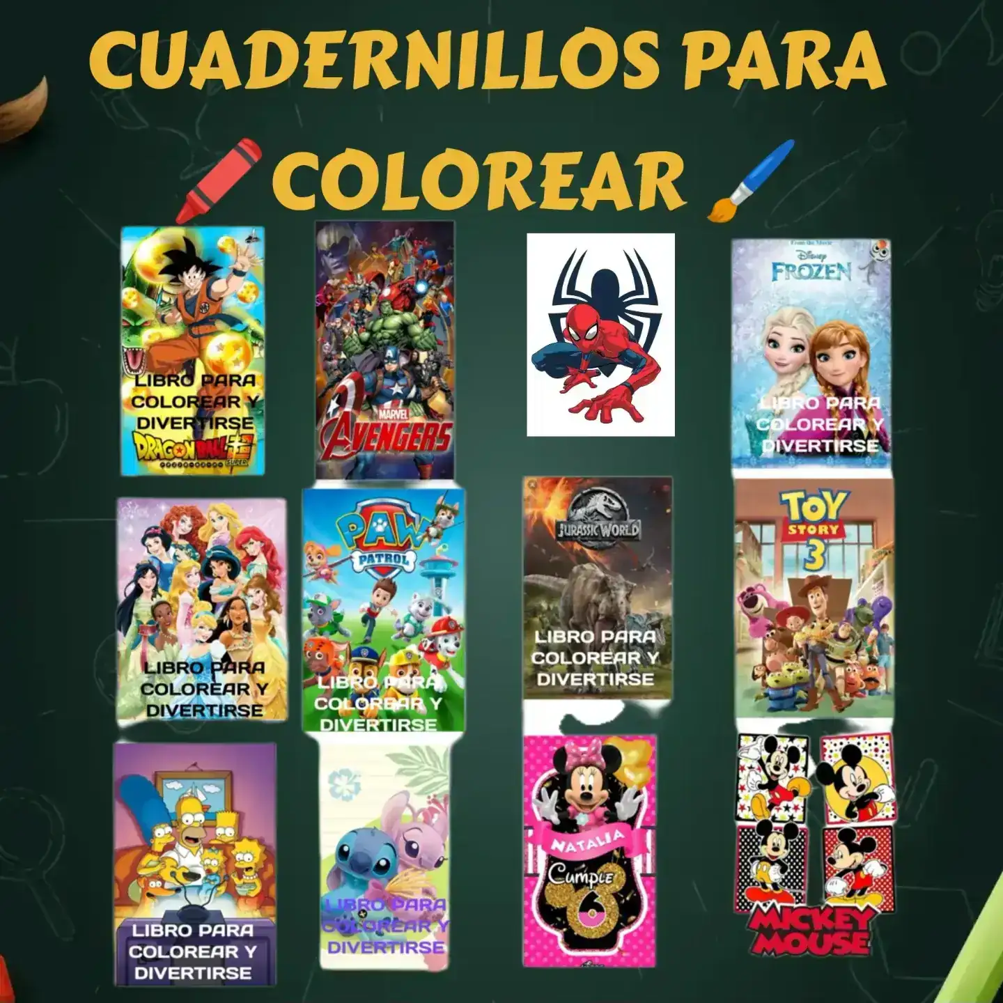LIBRITOS PARA COLOREAR