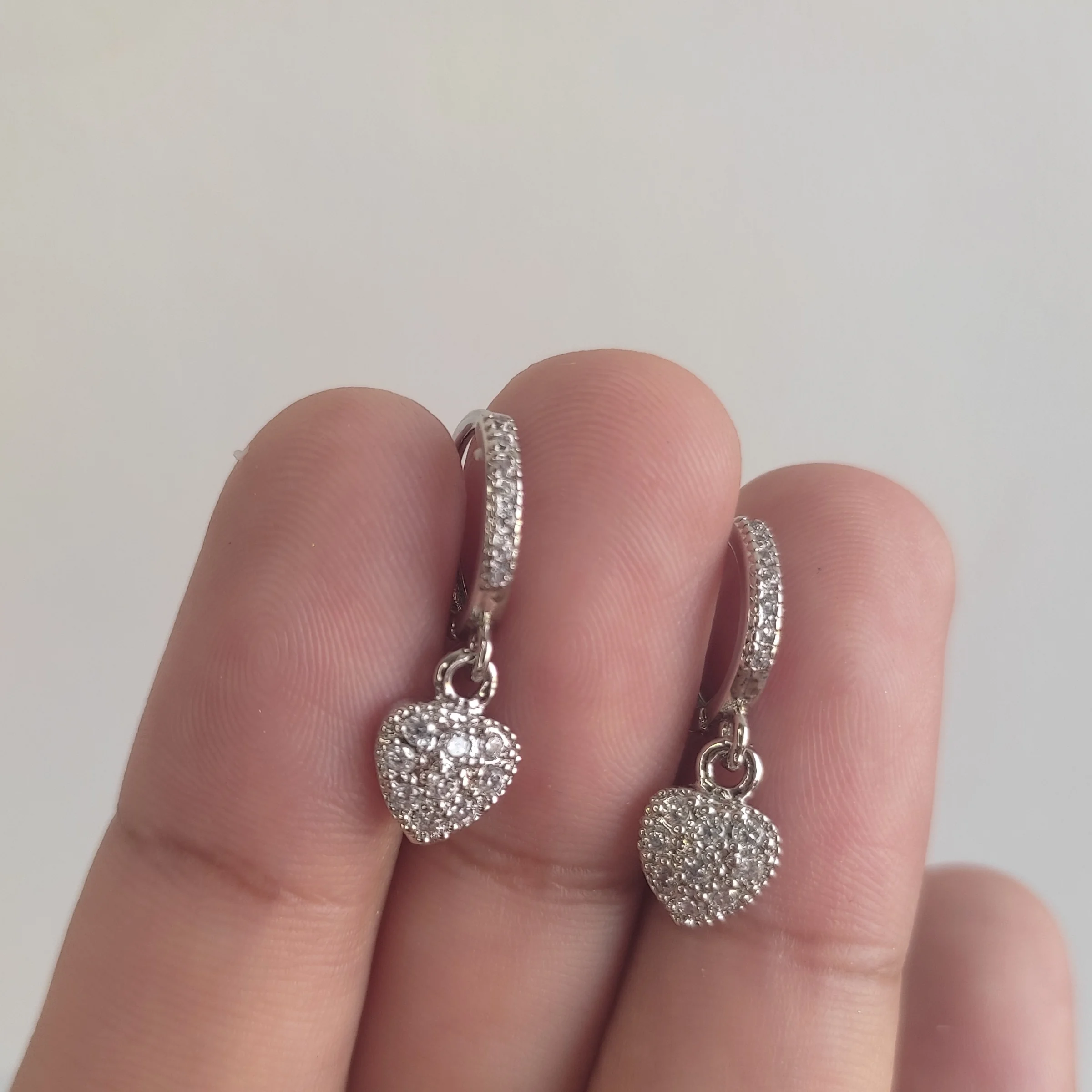 HOOPS CORAZON COLGANTE SILVER 2
