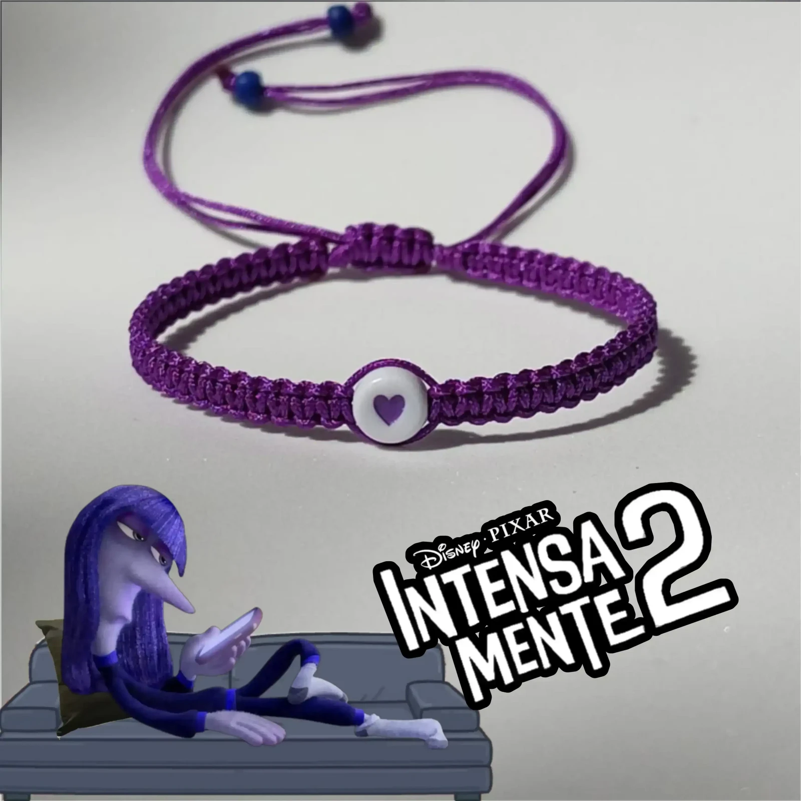Pulsera Tejida de ABURRIMIENTO (Intensamente 2)