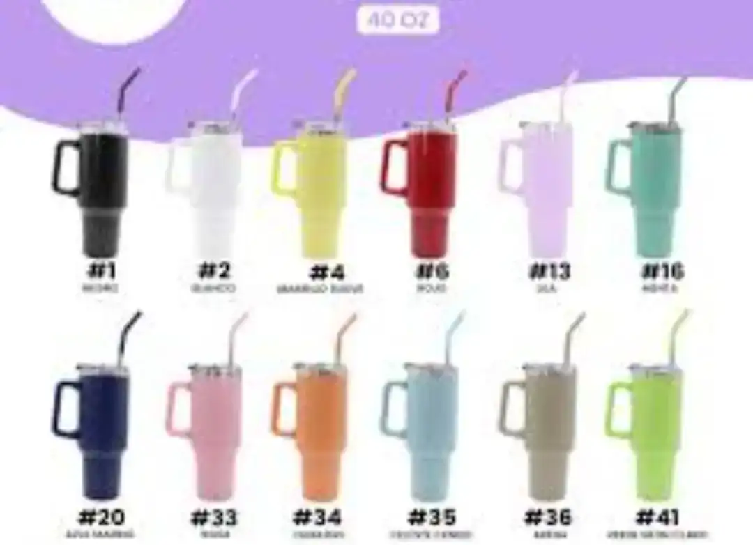 Vaso tipo stanley popote acero 4