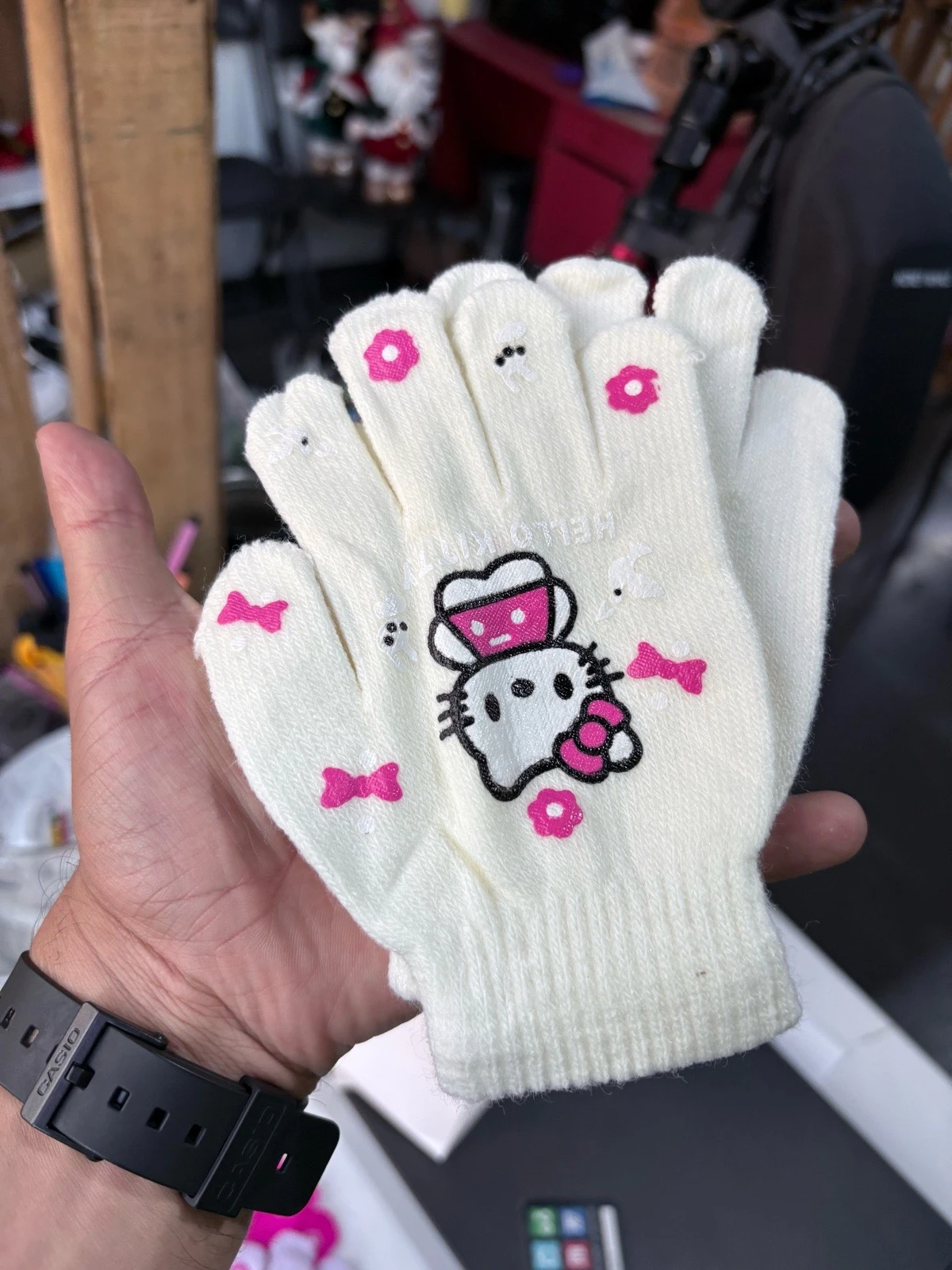 DOCENA DE GUANTES INFANTILES  2