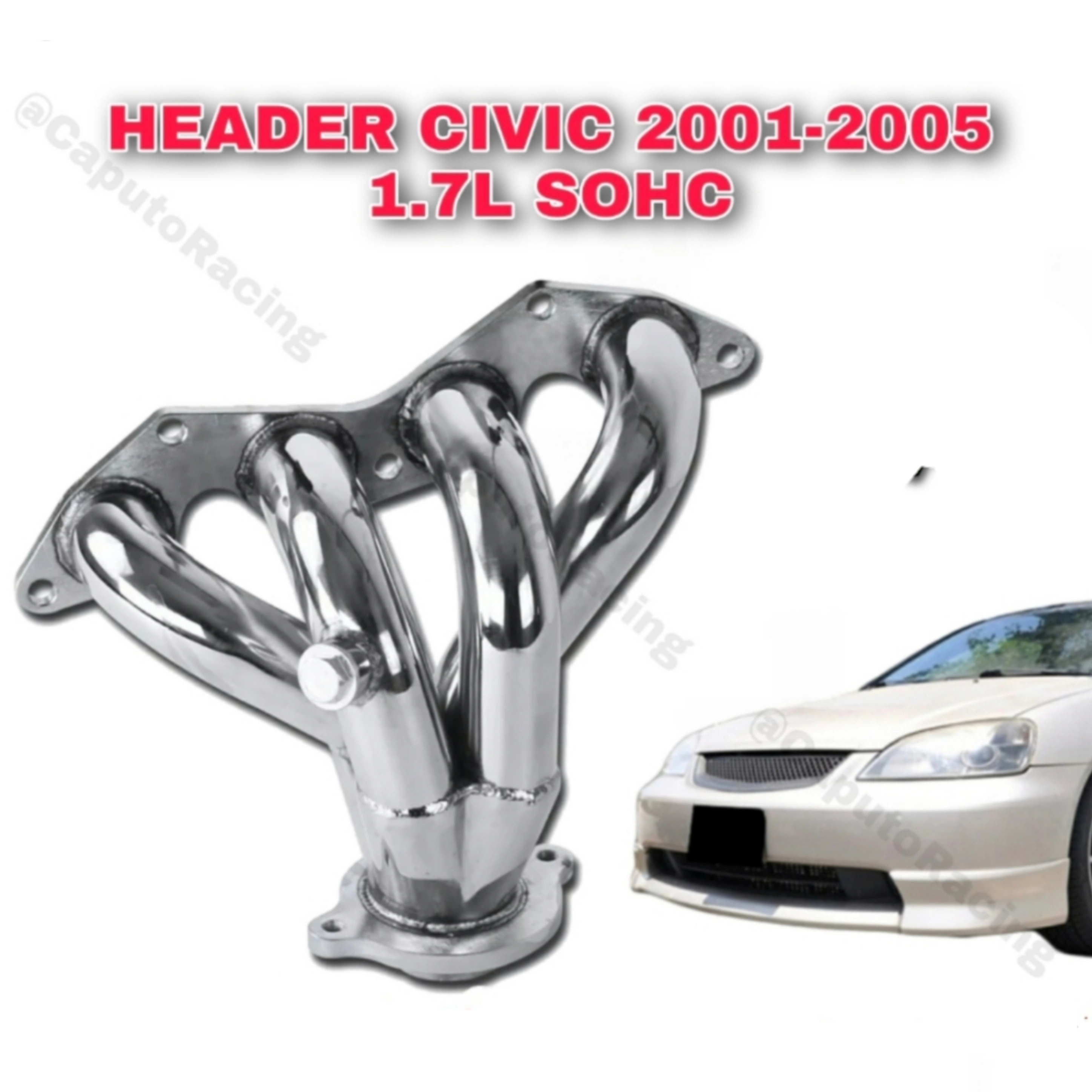HEADER HONDA CIVIC 2001-2005 1.7L