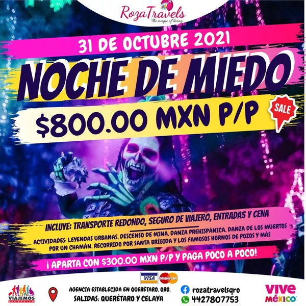 NOCHE DE MIEDO EN POZOS, 31 DE OCTUBRE 2021 