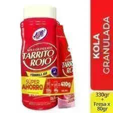 TARRITO ROJO EXTRA-CONTENIDO TRADICIONAL PAGUE 330 GR LLEVE 380 GR JGB