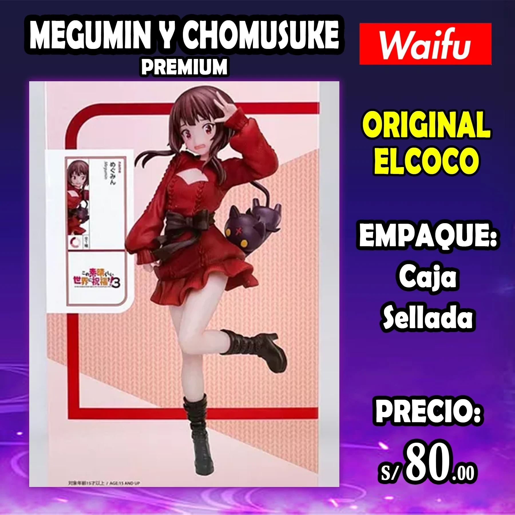 PRE VENTA - Megumin y Chomusuke