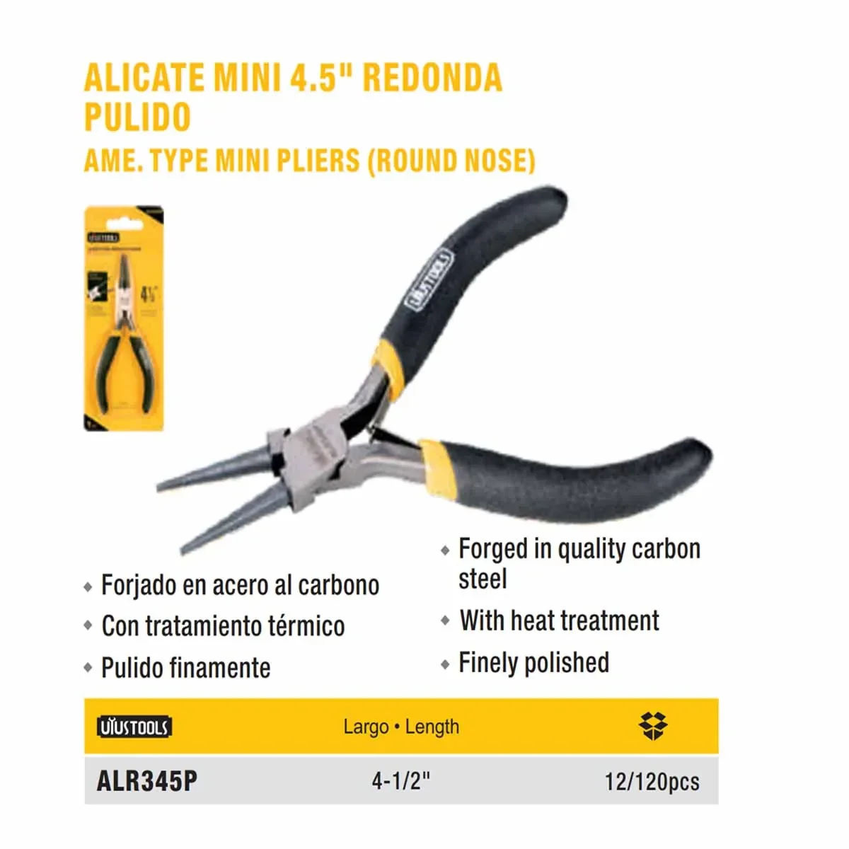 ALICATE MINI CHAVETERO UYUST 4 1/2"