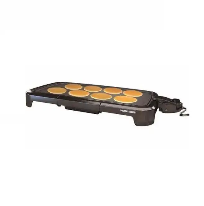 Parrilla eléctrica Black & Decker Plancha Fam De 50x28cm BD-GD2011B  4