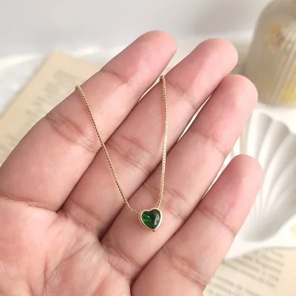 CADENA CORAZON VERDE