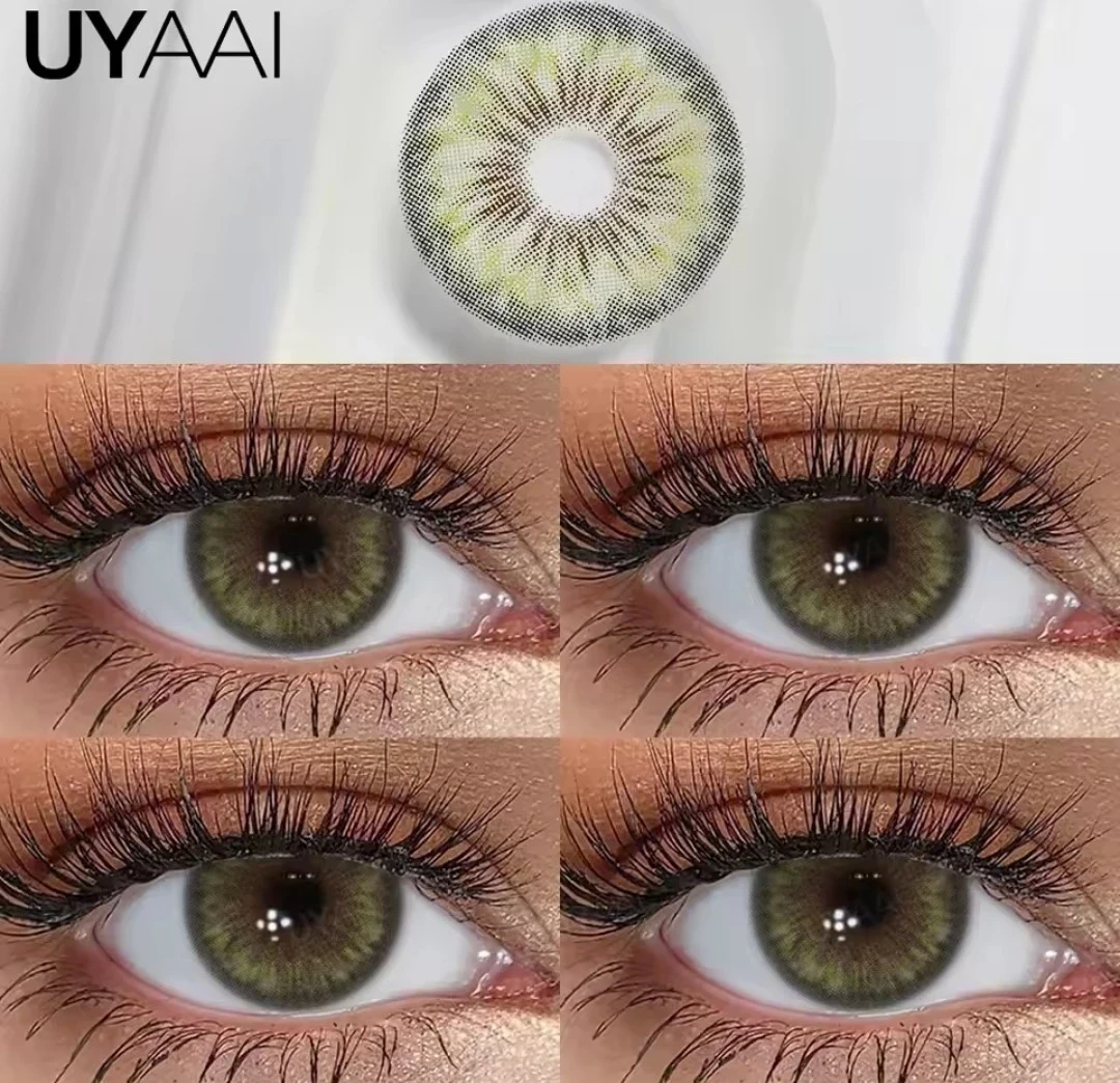 Lentes de contacto - Referencia: CLEOPATRA GREEN - PUPILA REDUCIDA  4