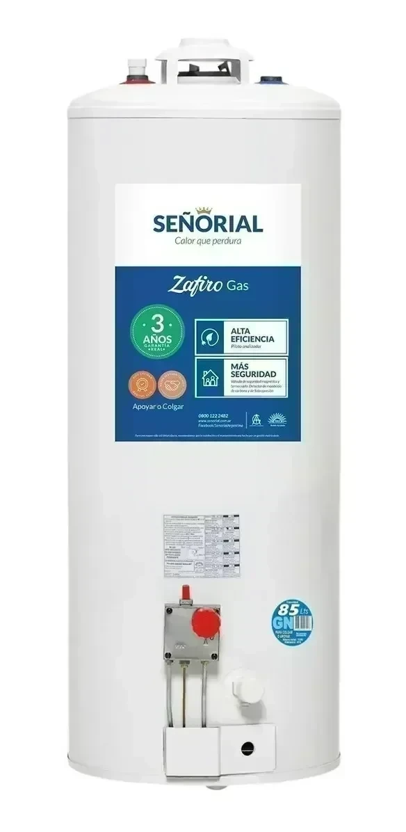 Termotanque Señorial Gas 85 Lts.