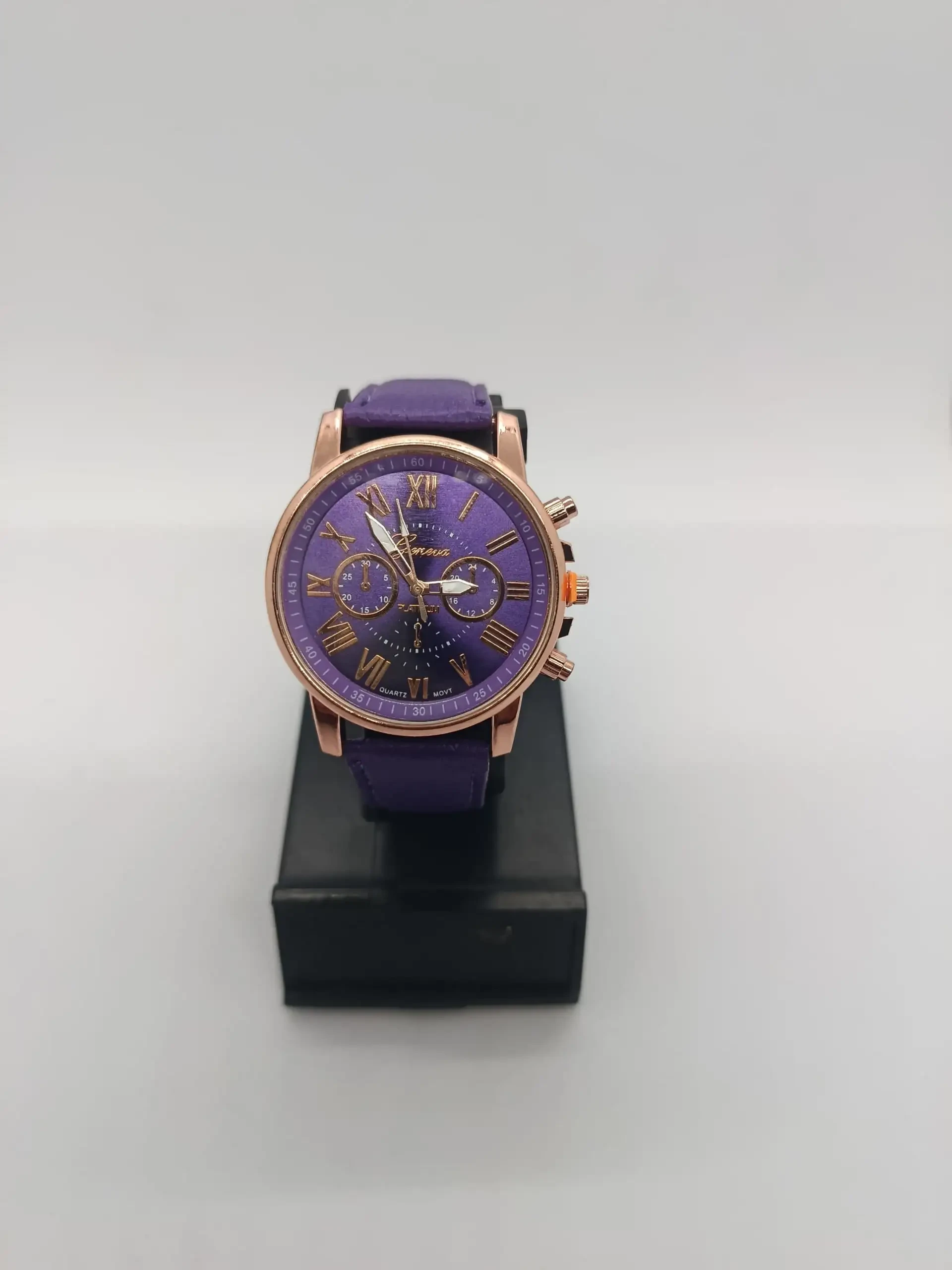 Reloj Geneva diseño clásico 🏛️ / Edición: Carátula Números Romanos 
