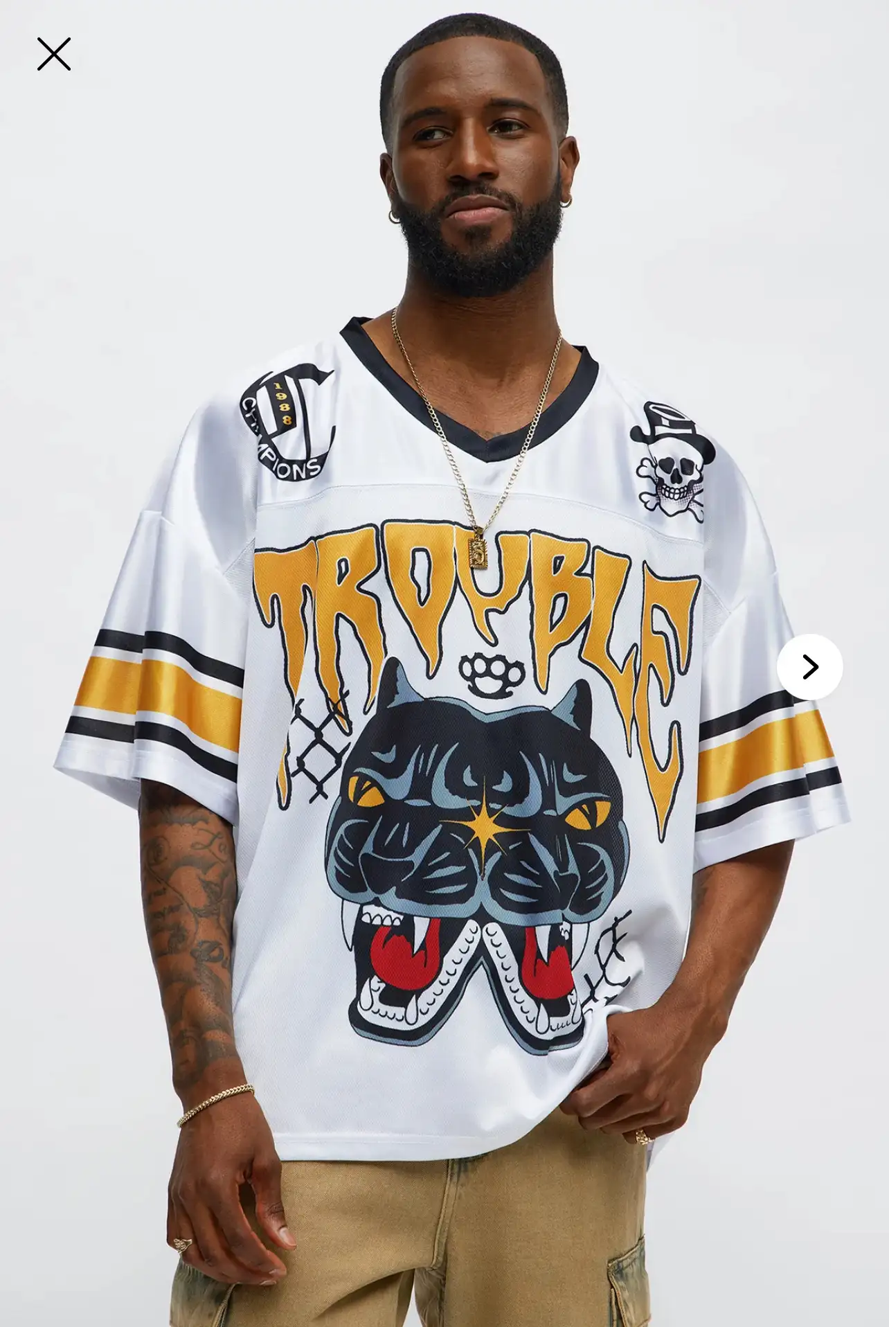  Trouble Football Jersey - Size M y L