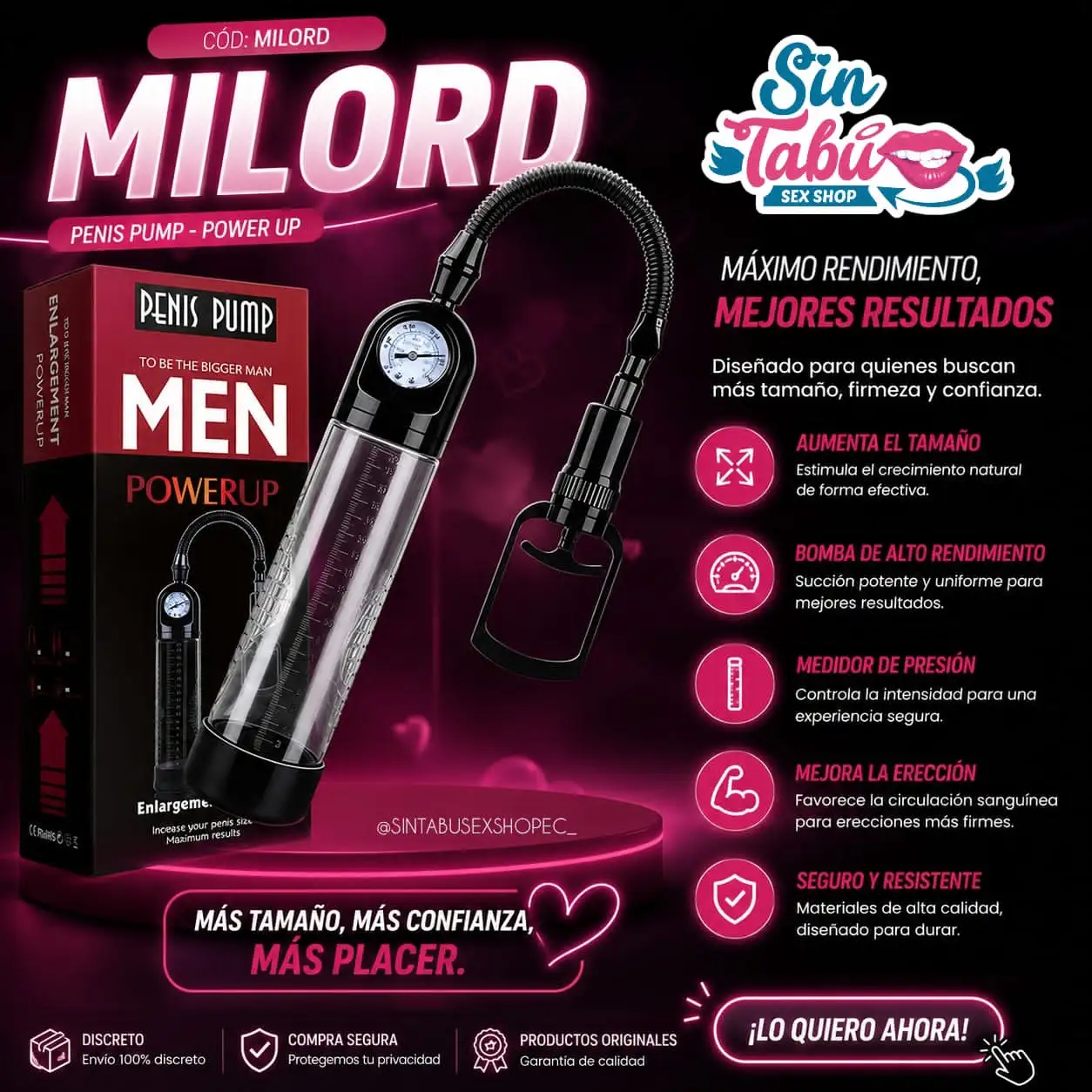 BOMBA PENIS PUM MILORD