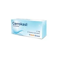 CERROKAST 4 MG CJA X 30 TAB MASTICABLES MONTELUKAS MEDIC BRAND