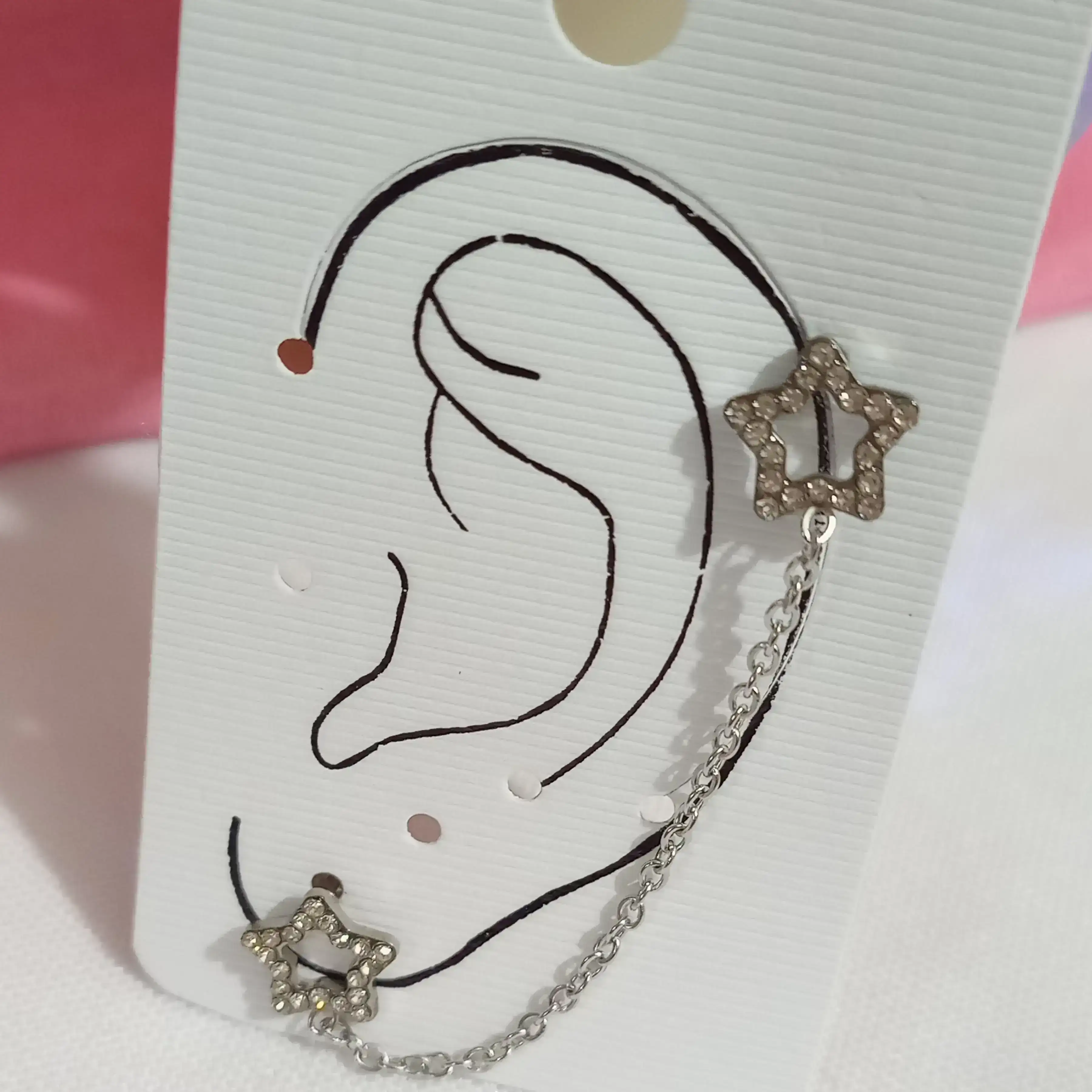 Pasantes para lóbulo y helix con cadena🙌