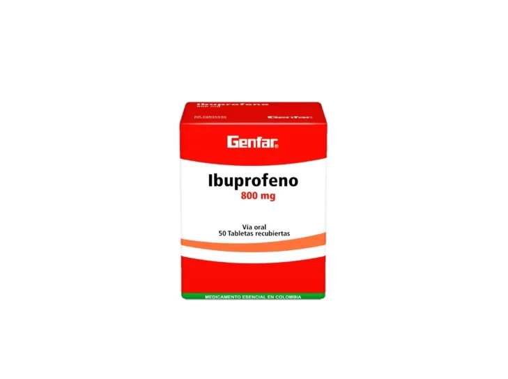 IBUPROFENO 800 MG  X 50 TBL GENFAR