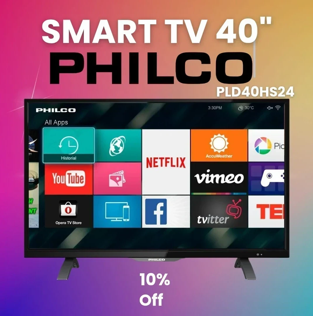 Smart Tv Philco 40 Pulgadas Led Hd Vidaa 