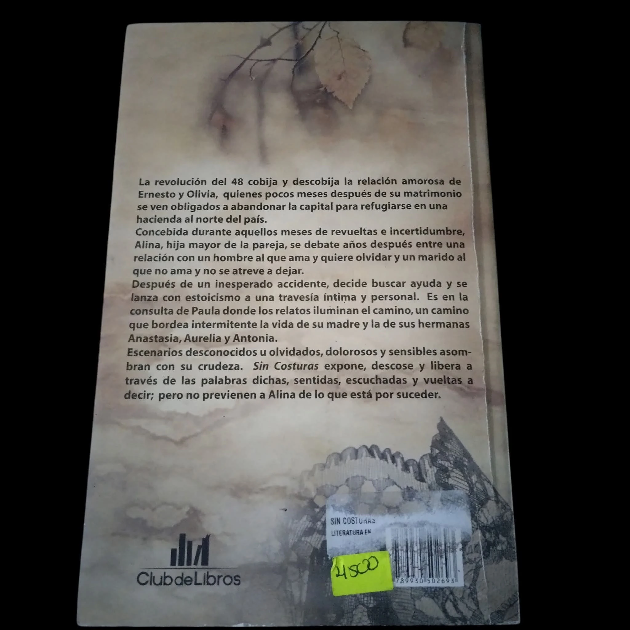 Sin costuras, Amalia Ibarra usado 2
