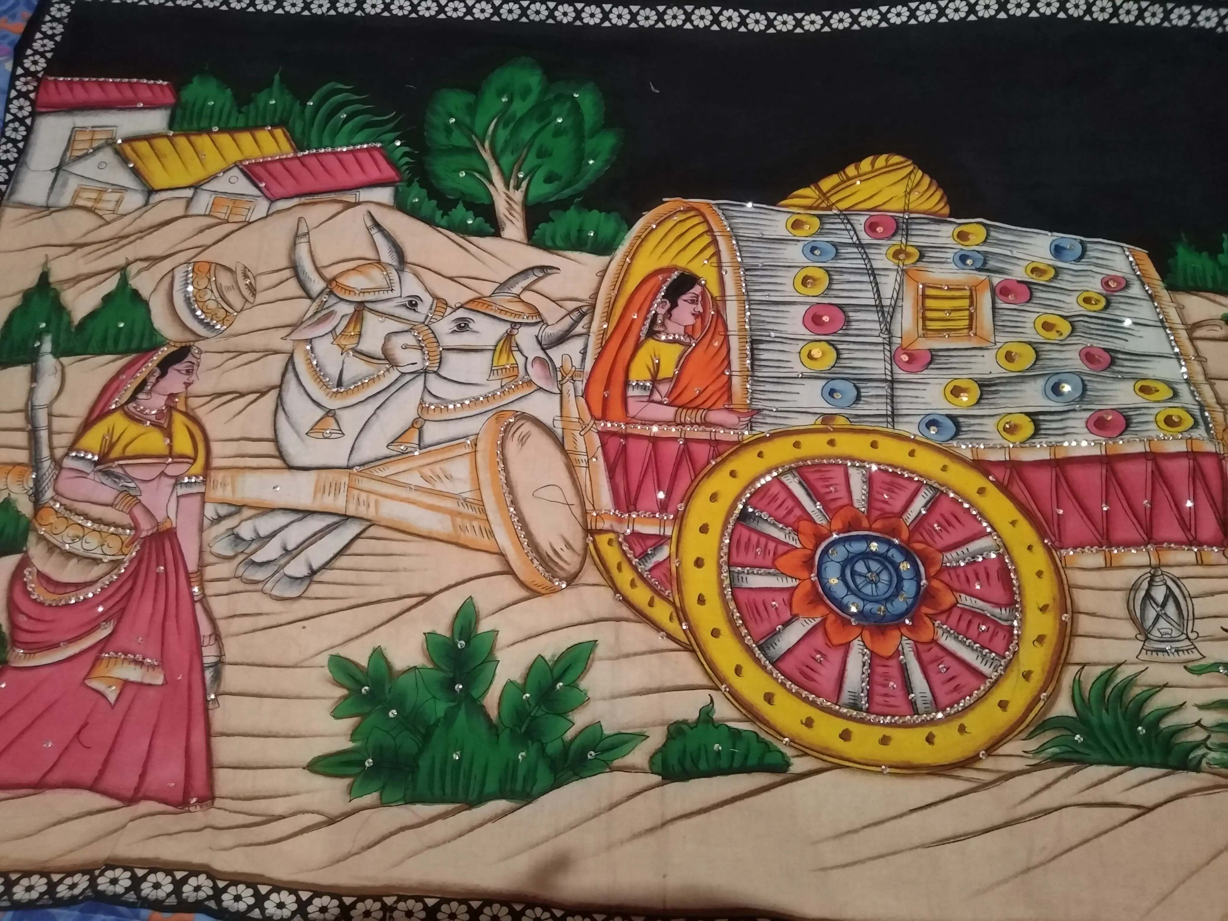 Gobelino mujeres, rectangular 1metro 