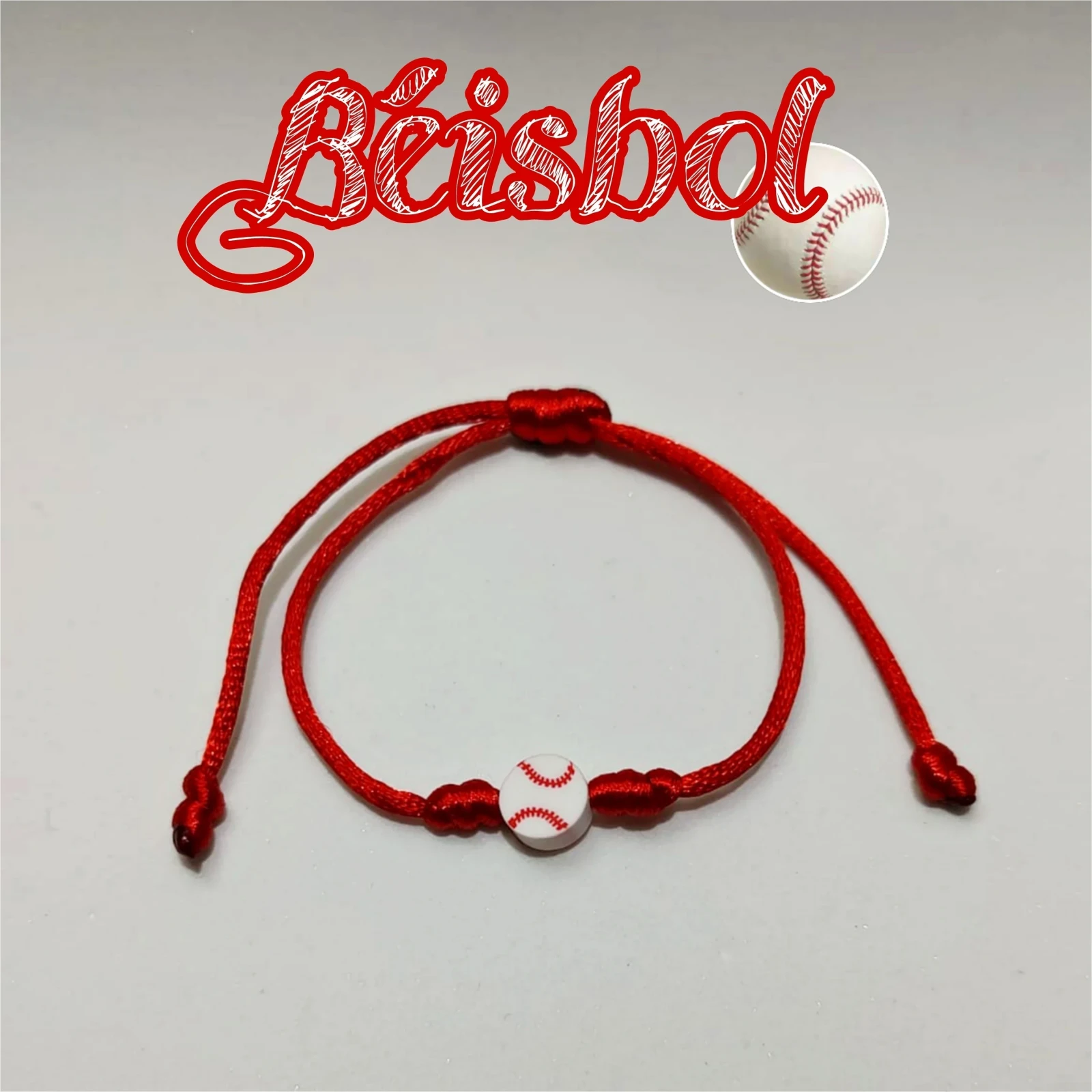 1 Pulsera de Béisbol Sencilla