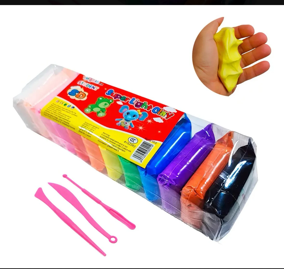 Fomi moldeable paquete de 12 piezas 