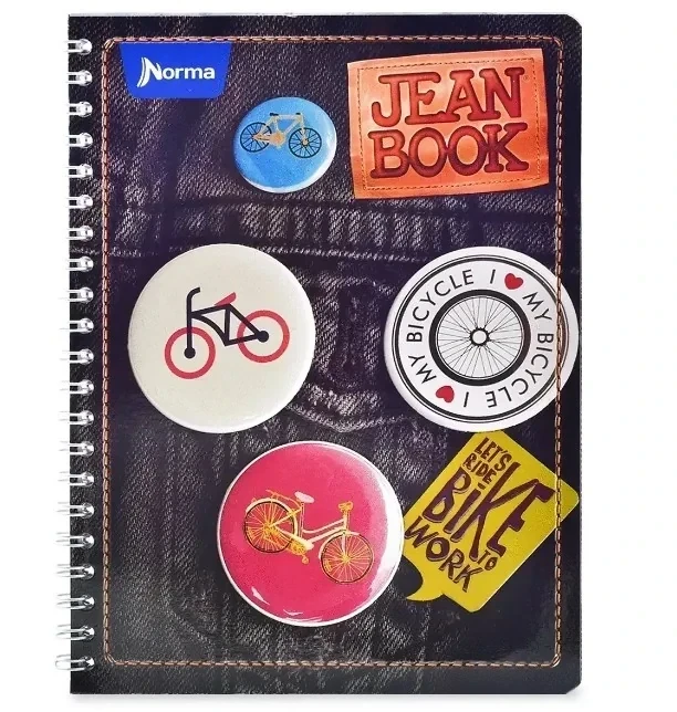 Cuaderno profesional c7 jean book 100 h espiral doble 3
