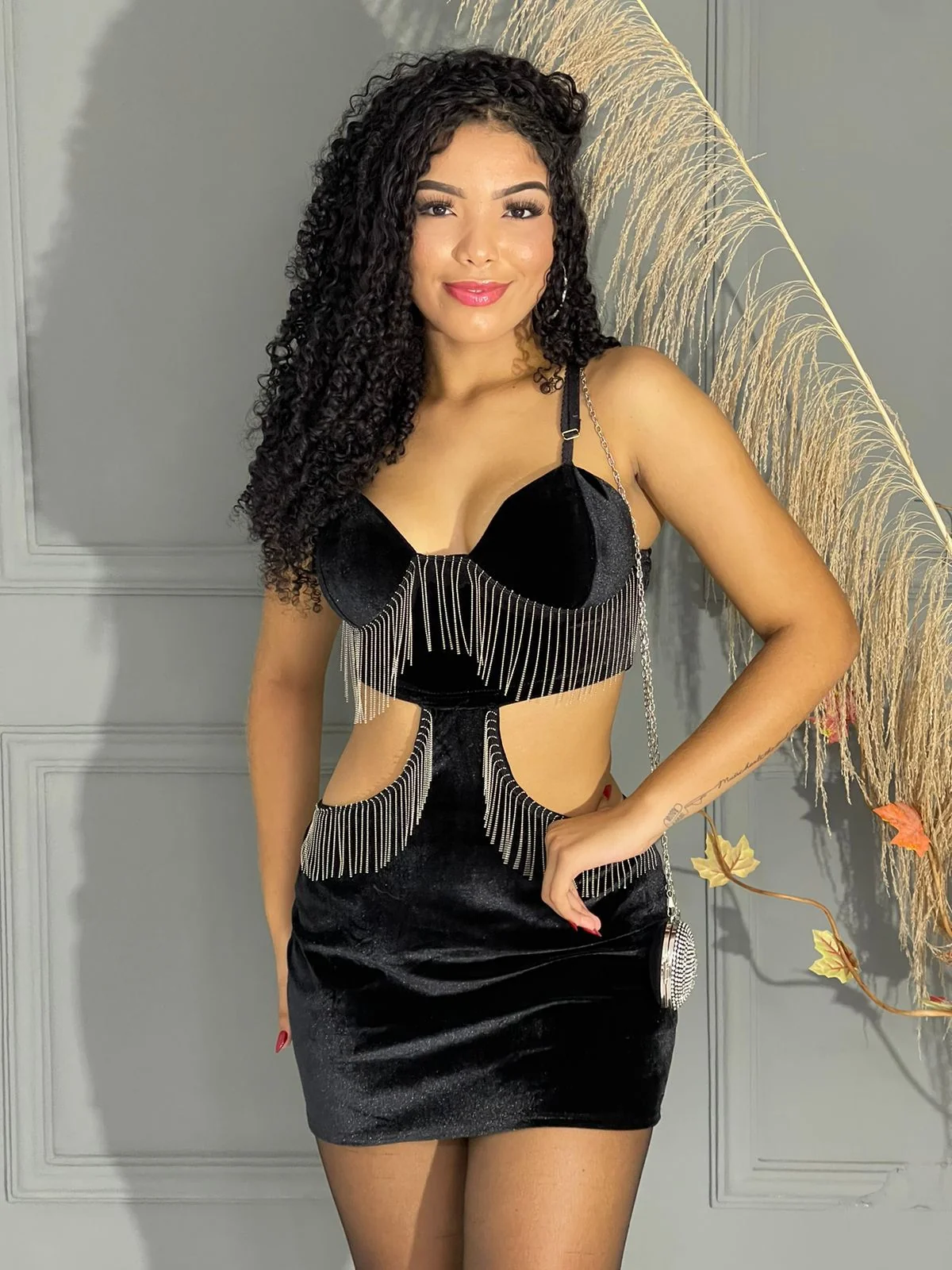 Vestido de luxo alto padrao