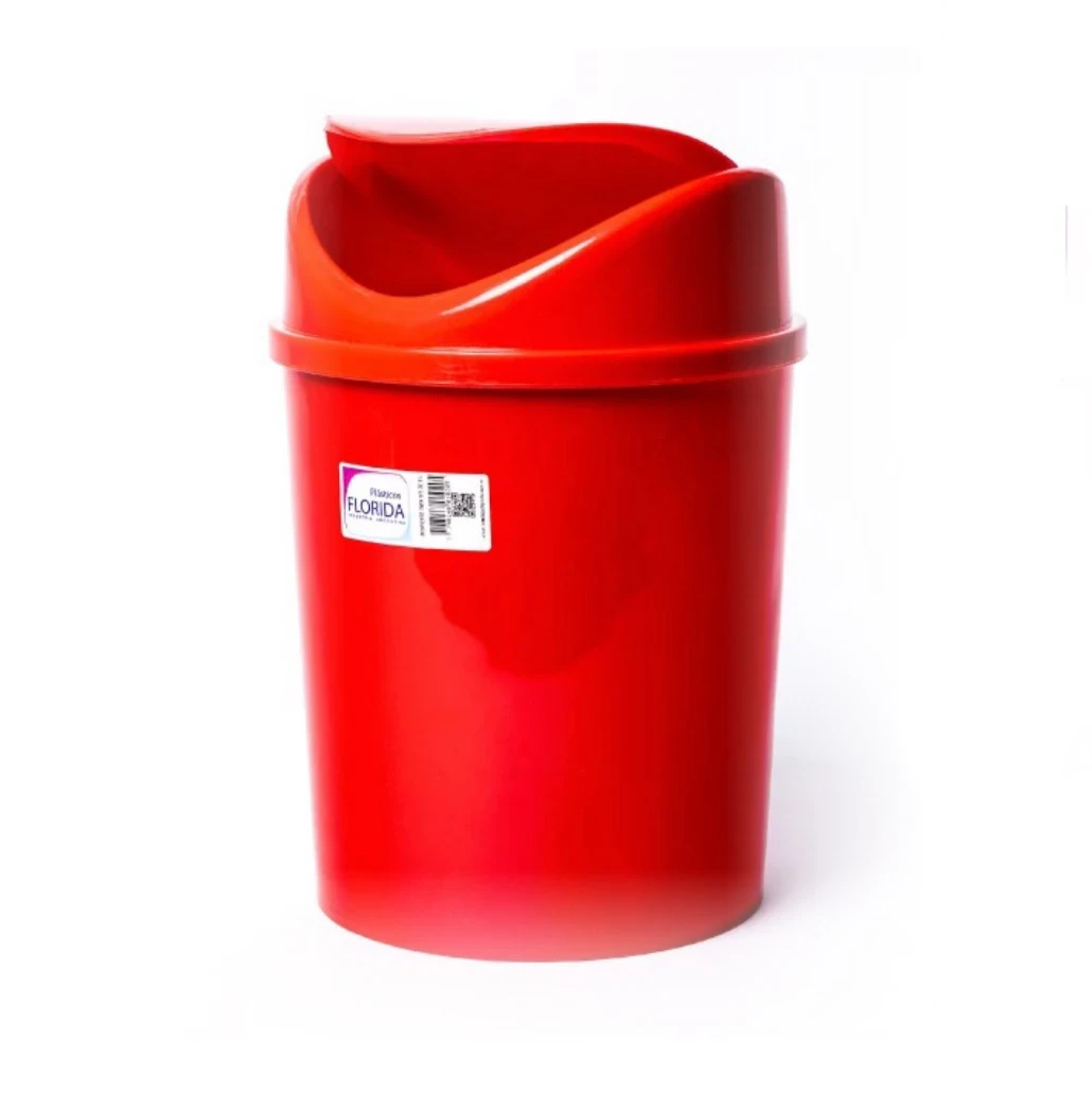 Recipiente de residuos redondo 8 litros tapa vaiven
