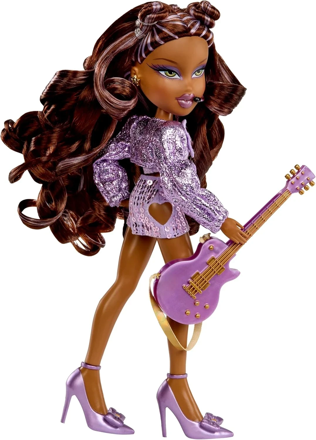 Muñeca de moda Bratz Pop Starz Sasha con accesorios y dije 2