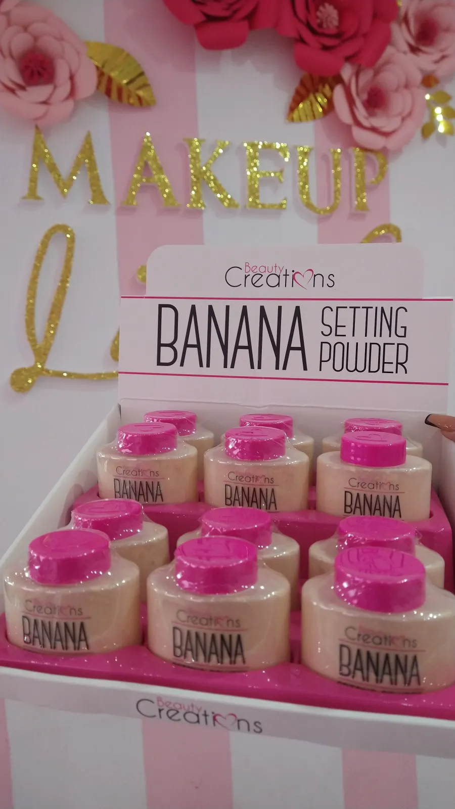 Polvo fijador banana de beauty creations