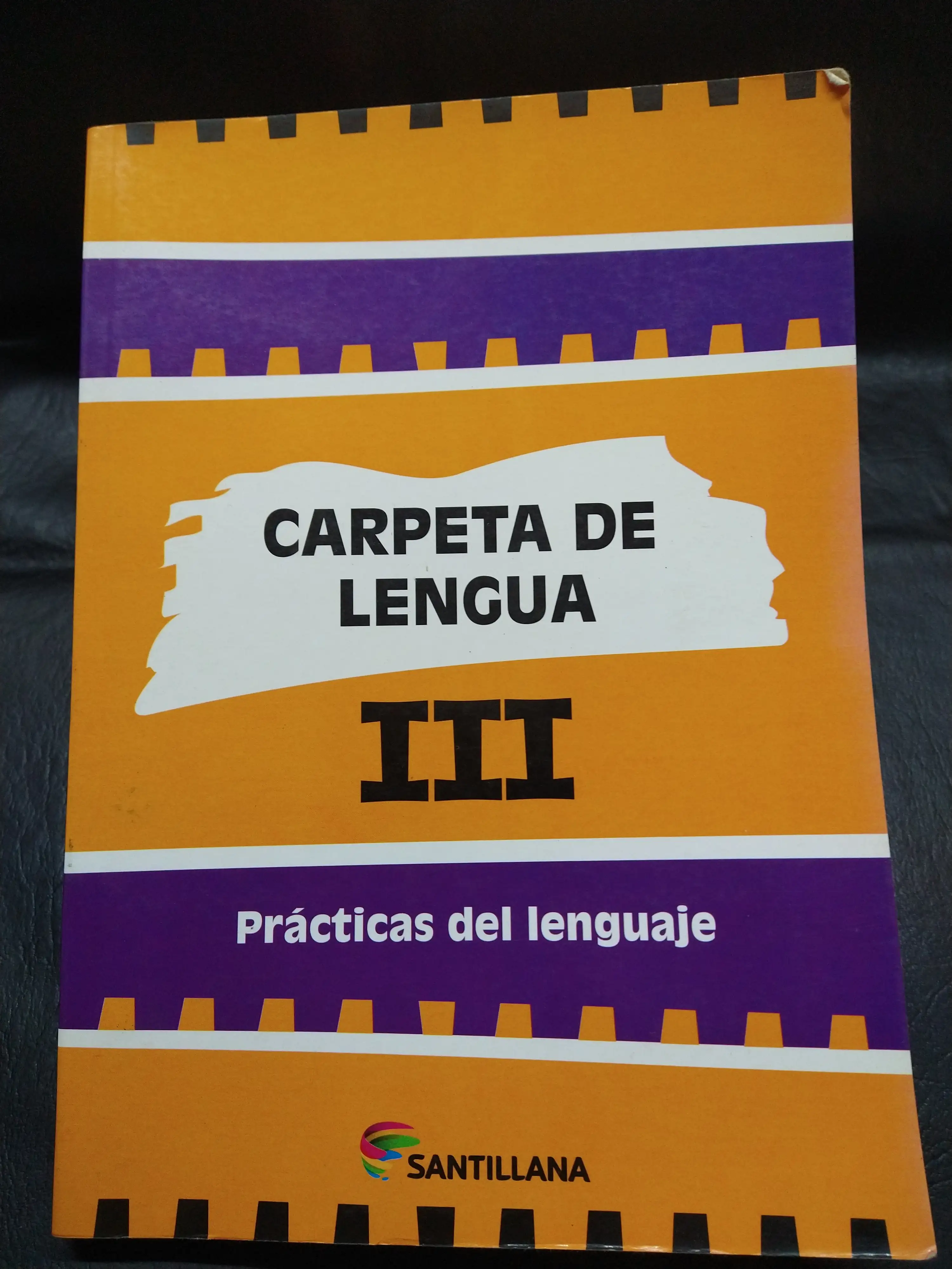 Carpeta de Lengua III Práctica del lenguaje -Santillana.
