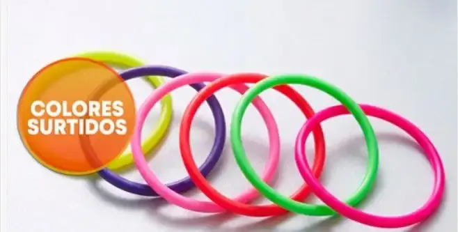 Pulsera fina colores surtidos por 25 unidades 