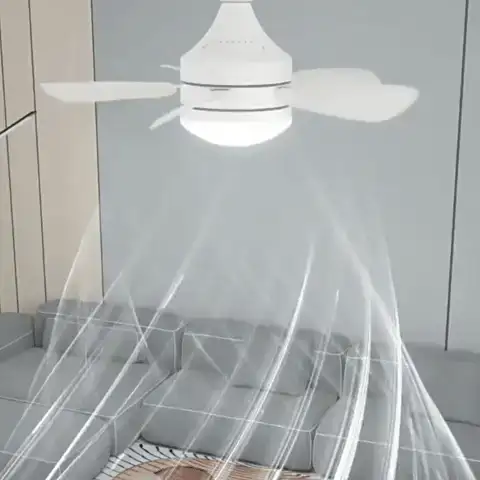 Ventilador de techo con foco LED 2