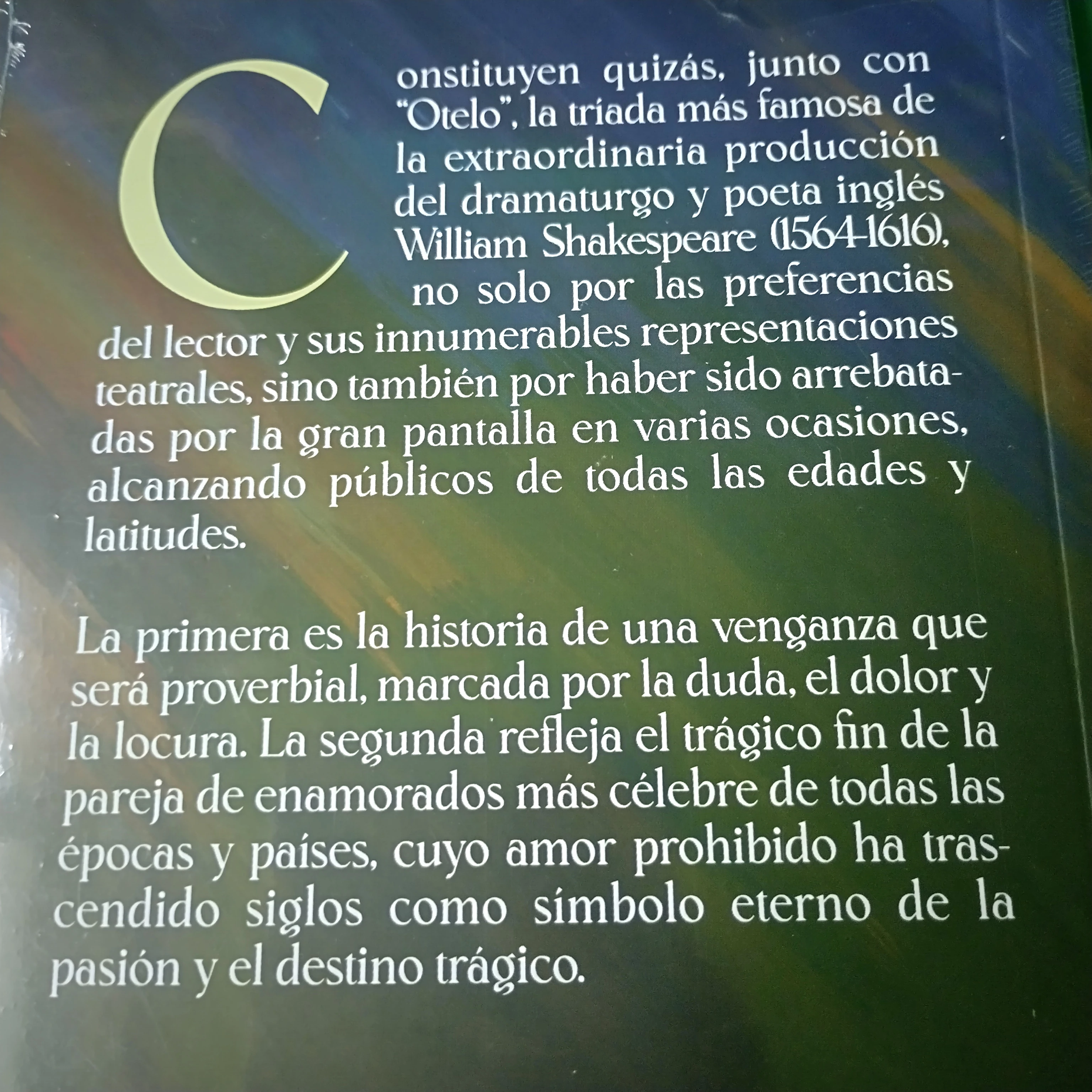 Hamlet , Romeo y Julieta , William Shakespeare nuevo 2